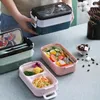 Servis bento lunchlåda förvaring termo -safe lådor fack containrar för skolbarns kontorarbetare