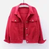 Jeans Jacket Women Fi New Spring Coat Vintage Loose Denim Jacket Ytterkläder Autumn Chic Ladies Jackets For Women Eam D6ml#