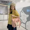 Umhängetaschen Mode Handtaschen Kawaii Tasche Japanische Messenger Umhängetasche mit Anhänger Tote Geldbörse für College Student Mädchen