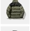 Мужская зимняя куртка 2023 Street Fi Мужское пальто с несколькими карманами Functi Color Cott Куртки Теплое толстое пальто-карго для отдыха W086 #