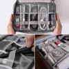 Storage Bags Travel Cable Bag Portable Universal Digital USB SD Cards Organizer Cord Charger Wires Battery Cosmetic Zipper