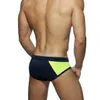 Costumi da bagno da uomo UXH Marca Costumi da bagno da uomo imbottiti Colore a contrasto Slip da bagno Push-Up Pad Uomini sexy Costume da bagno traspirante Surf Beach Pantaloncini da surf 24327