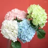 Decorative Flowers Artificial Green Plant Simulation Hydrangea Branch Year For Wedding Arrangement Autumn Decoration