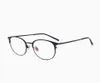 Kwaliteit Cat eye dames zonnebrilmonturen heren Brillen Retro Grote Cirkel Brillen op sterkte Dames Metalen Optische Bril Volledig R9845226