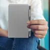 Mały notatnik mini kieszonkowy notatnik Notatnik Metal Note Case With Pen Weekly Planner Portable Stylish Students Office Notebooki