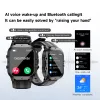 Ny C26 Smart Watch 100+ Sportlägen Bluetooth Ring Smartwatch 1.96 "AMOLED Display 1atm Waterproof Outdoor Military Wristwatch