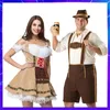 Mężczyzna Kobieta Bawarianin Oktoberfest Costume Traditial German Beer Castfit Cosplay Halen Carnival Festival Party Dare Dr E0fo#