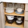 Racks Metal Hollow Drain Shelves Sink Storage Rack Adjustable Storage Holder Kitchen Cabinet Organizer Dish Tray Bathroom Corner Shelf