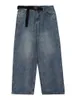 houzhou vintage y2k baggy jeans kvinnor harajuku casual överdimensionerad denim byxor streetwear amerikanska retro breda ben byxor kvinnlig 815b#