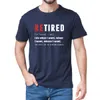 Unissex 100% Premium Cott APOSENTADO Eu faço o que eu não quero mais meu problema Presente de aposentadoria Engraçado Camiseta masculina Mulheres Tee macio 91g7 #