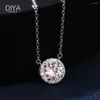 Pendants Genuine Real Brand Jewels Star Dot 925 Sterling Silver Light Luxury Pendant Summer Simple Live Broadcast Personalized Clavicle N