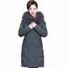 Linxiqin XL-7xl Down Cott Cott Kobiet Średnia długość Kobiety Kobiety Fur Fur Control Płaszcz Abrigos Mujer Invierno Sobretudo feminino u8aj#