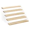 Rekken 27 lagen Acryl Opslag Display Rack Houten Huishoudelijke Ladder Type Pop Figuren Model Plank Cosmetische Parfum Opslag Houders