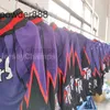 Shorts bordados de secagem rápida masculino mgradys mesmos shorts de rua alta raptors roxo vintage malha bordado esportes jd shorts masculino