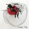 Party Decoration Fascinators For Women Derby Pillbox Hat Cocktail Tea Feather Headband Headdressor Headwear