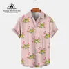 2023 Summer New Harajuku Casual Shirt Cute Spgebob Anime Street