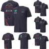 Upgrade F1 Formule 1 Team zomer korte mouwen aangepaste racefan plus maat sneldrogende ademende T-shirts 2022