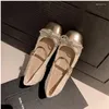 Dress Shoes White Sequin Fabric Women Single Bowknot Ladies Pumps Rhinestone Tacones Para Mujer Round Toe Sapatos Feminino Spring 2024