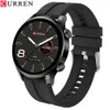 Curren R2S Leisure Watch Heart Rettapping IP67 Waterproof Sports Smart Touch Screen Armband