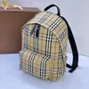 Designer de luxo mochila diamante treliça homens mulheres alta capacidade mochila viagem moda floral impresso estudante saco escola negócios latop saco