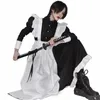 Frauen Maid Outfit Lg Dr Apr Dr Lolita Dres Männer Kleidung Unisex Cafe Kostüm Cosplay Anime Kostüme Jujutsu Kaisen 55vt #