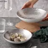 Bowls Silver Point Ceramic Soup Bowl Restaurant Creative Sallad Pasta efterrätt Molekylär matlagning Special Tabellegis