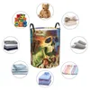 Tvättpåsar Secret of Monkey Island Basket Foldbar Adventure Action Game Kläder Toy Hamper Storage Bin for Kids Nursery