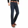 Calças de brim pretas homens estiramento marca denim calças masculinas cowboys elástico extra lg jeans plus size azul grande alto roupas dos homens n4j3 #