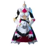 genshin Impact Noelle Cosplay Costume Knights Cosplay Maid Costume Full Set Noelle Dr Cosplay Noelle D9lQ#