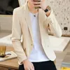 2023 Mannen Lente Nieuwe Casual Knappe Slim-Fitting Pak Trendy Jeugd Single Butt Trim Blazers R6uN #