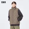 Semir Vest Men 2023 Loose Thin Sleewel Light Fi Simple Casual Style Down Waistcoat Winter New Style K5CP#