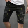 2023 nuovi jeans da uomo di tendenza coreana estiva casual strappati al ginocchio streetwear maschio pantaloni da mendicante Fi