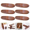 Chopsticks 6 Pcs Table Decor Solid Wood Spoon Holder Rest Stand Desktop Fork Care Restaurant Multi-function Rests Holders