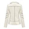 Veste courte en cuir PU pour femme, veste fine et courte, costume de moto, nouveau Style, printemps et automne, 2024