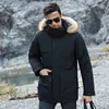 -40 Grad Weiße Ente Daunenjacke Männer Dicke Winter 2020 NEU Großer Pelzkragen Warmer Parka Wasserdicht Winddicht Top Qualität 72pH #