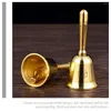 Party Supplies Handheld Mini Altar Bell Vintage Decor Wedding Ceremony Decorations Brass Witch Metal