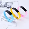 Bangle Customized Name Bracelets For Baby Girls Boys Birthday Gift Personalized Autism Info Soft Silicone Bands Wristband