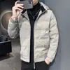 män vinter varm vit anka ner huvjacka parkas kappa män tjock puffer hög kvalitet överrock fi down jacka parkas män 06ou#