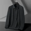 summer Men Shirt Elasticity Lg Sleeve Oversize 6XL 7XL 8XL 10XL Plus Size Formal Tracel Black White Designer High Quality Y9fI#