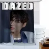 Rideaux de douche Nice Lee Min Ho rideau 12 crochets tissu polyester impression 3D salle de bain imperméable décor de bain