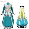 Anime jaillissant sur les filles magiques Cosplay Morino Ku Cosplay Costume Morino Ku perruque bleu femme de chambre Dr femmes Haln costume f3v6 #