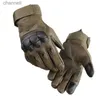 Tactical Gloves Motorcycle Men Soft Shell Outdoor Sports Riding Full Finger Motocross Racing Equipment Protective Gear YQ240328