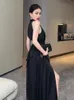 Sexy Party Prom Bodycon Midi Kleid für Frauen Kleidung Lässig Elegante Ärmellose Chiffon Büro Dame Kleid Korea Sommer 240320