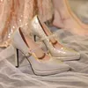 مصمم أحذية فاخرة امرأة طبيعية من الجلد الأصلي العالي عالي المضخات مدببة أصابع الزفاف حفل زفاف ناعم بو أزياء أزياء براءة اختراع عارية حفلة YGN48-J706-2