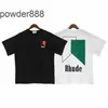 Rhudss Track Print T-shirt décontracté à manches courtes pour hommes et femmes