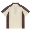 Polos pour hommes Streetwear Y2K T-shirts T-shirts surdimensionnés Hommes Demi-fermeture à glissière Épissage Harajuku Hip Hop Tshirt Style américain Tops Été Lâche T-shirts