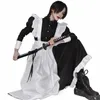 donne cameriera vestito Lg Dr Apr Dr Lolita Dres uomini vestiti unisex Cafe Costume Cosplay costumi anime Jujutsu Kaisen O1uw #