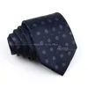 Laço amarra elegante paisley gravata marrom marrom azul tie de poliéster para homens festas de negócios festas diariamente use camisa de decoração de terno de decoração para presente