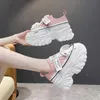 Rimocy y plataforma tênis para mulher salto alto fundo grosso vulcanizar sapatos mulher primavera outono aumento casual 240313