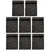 Laundry Bags 8 Pcs Lingerie Wash Bag Black Mesh Delicates Clothes Washing Machine Polyester Travel